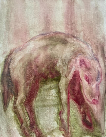 Untitled, 2022, Oil on canvas, 14&quot; x 11&quot;