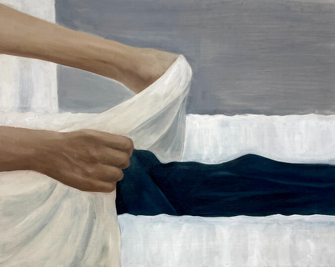 Rest I, 2023, Oil on canvas, 16” x 20”